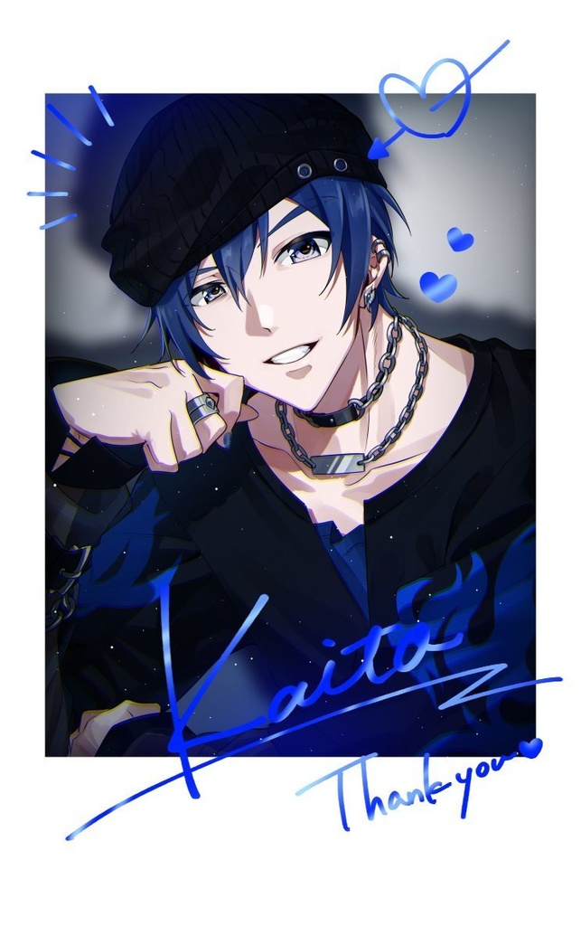 KAITO 箔押しサイン入りチェキ