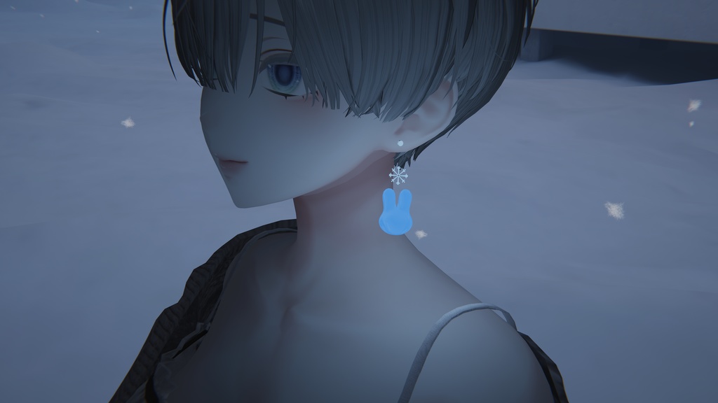 SnowRavivi【VRC用ピアス】
