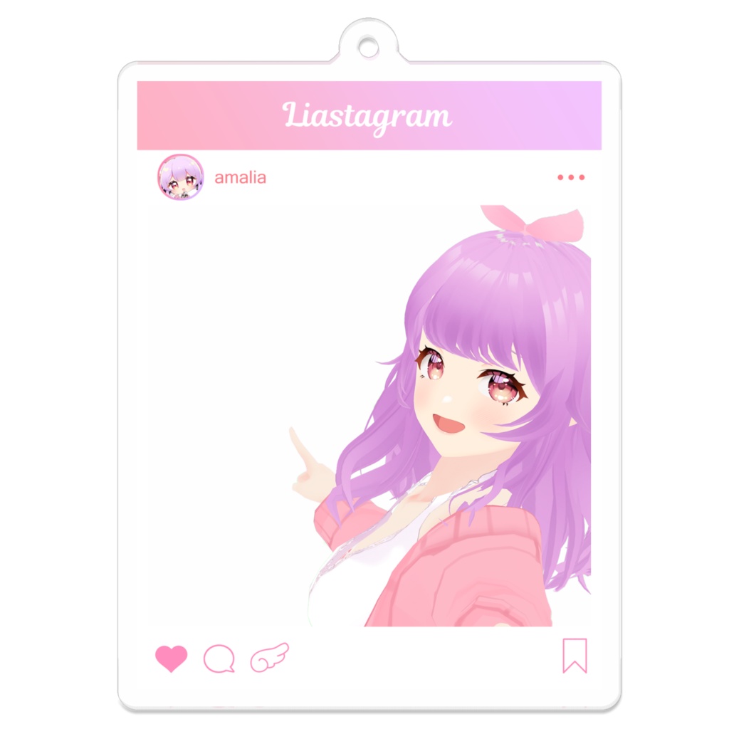 インスタ風アクキー