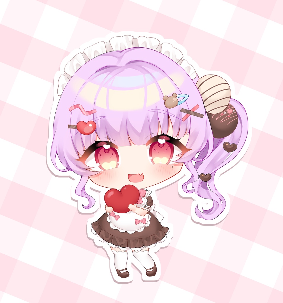 バレンタインアクリルスタンド
