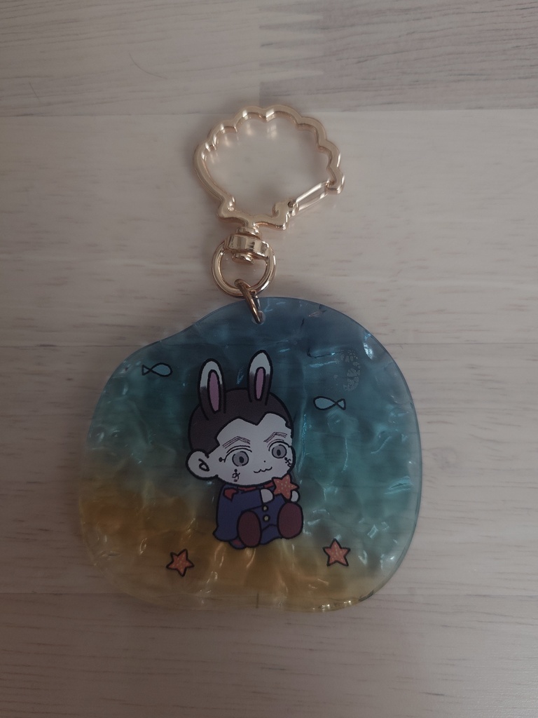 水面アクリルキーホルダー