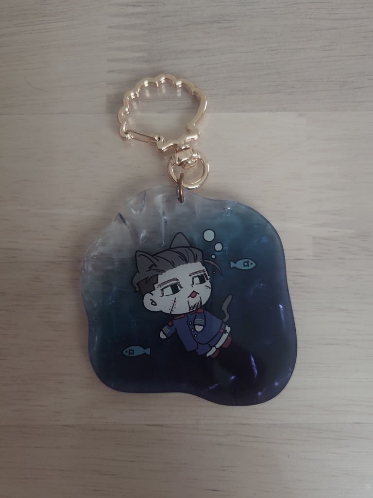 水面アクリルキーホルダー