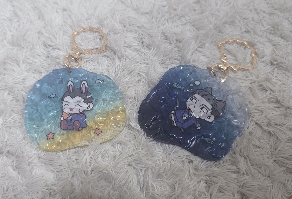水面アクリルキーホルダー
