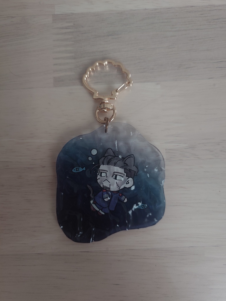 水面アクリルキーホルダー