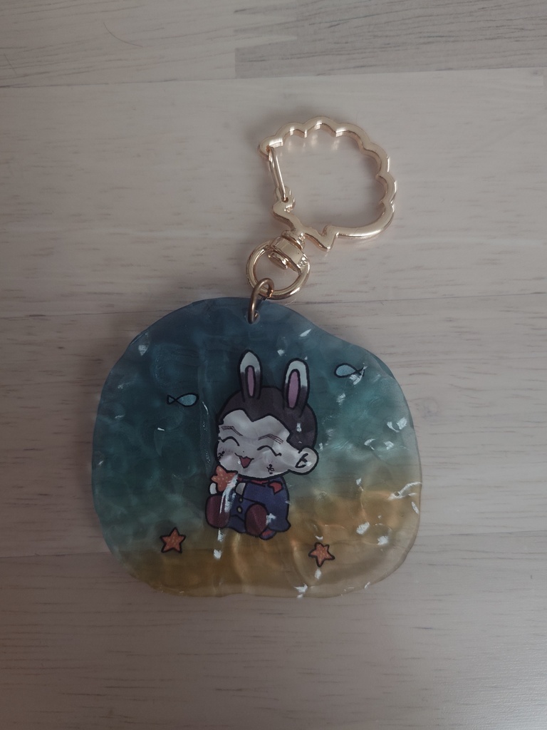 水面アクリルキーホルダー