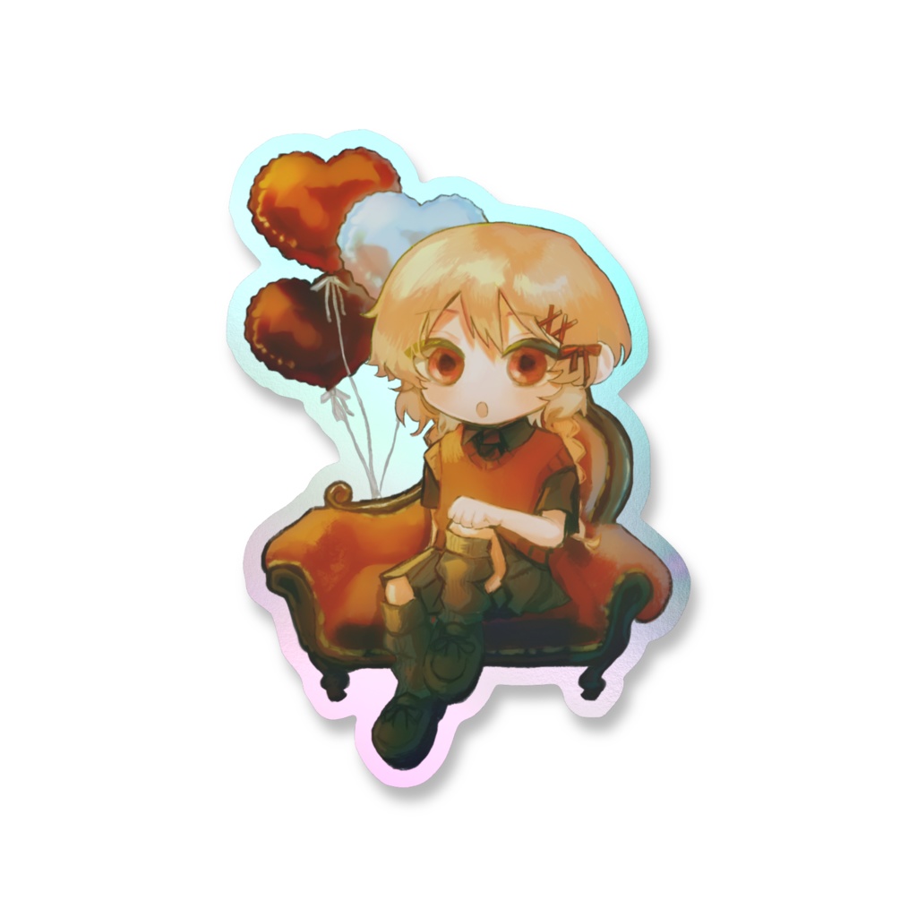 鷲埜木まこと誕生日グッズ2026 - オーロラスマホステッカー