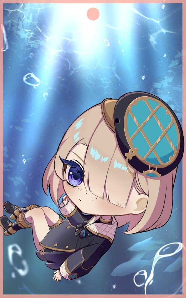 カラーアクリルのキーホルダー