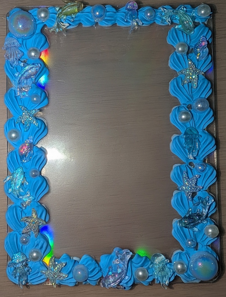 アクアマリンな気持ちホイップデコ1