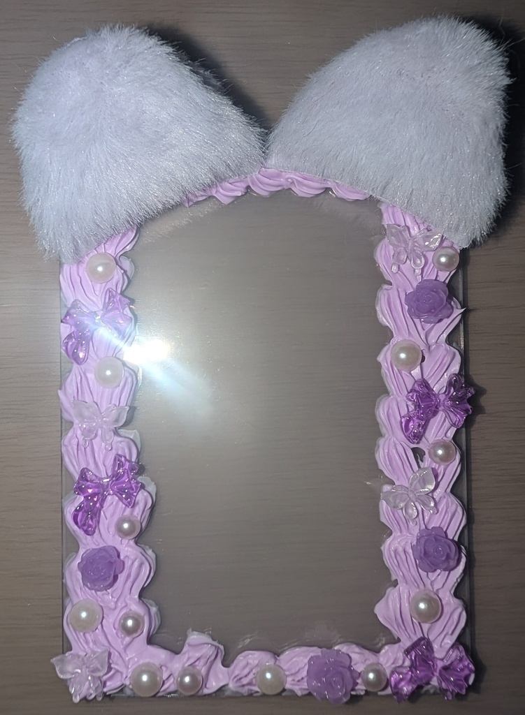 にゃんと！なホイップデコ 紫ver.