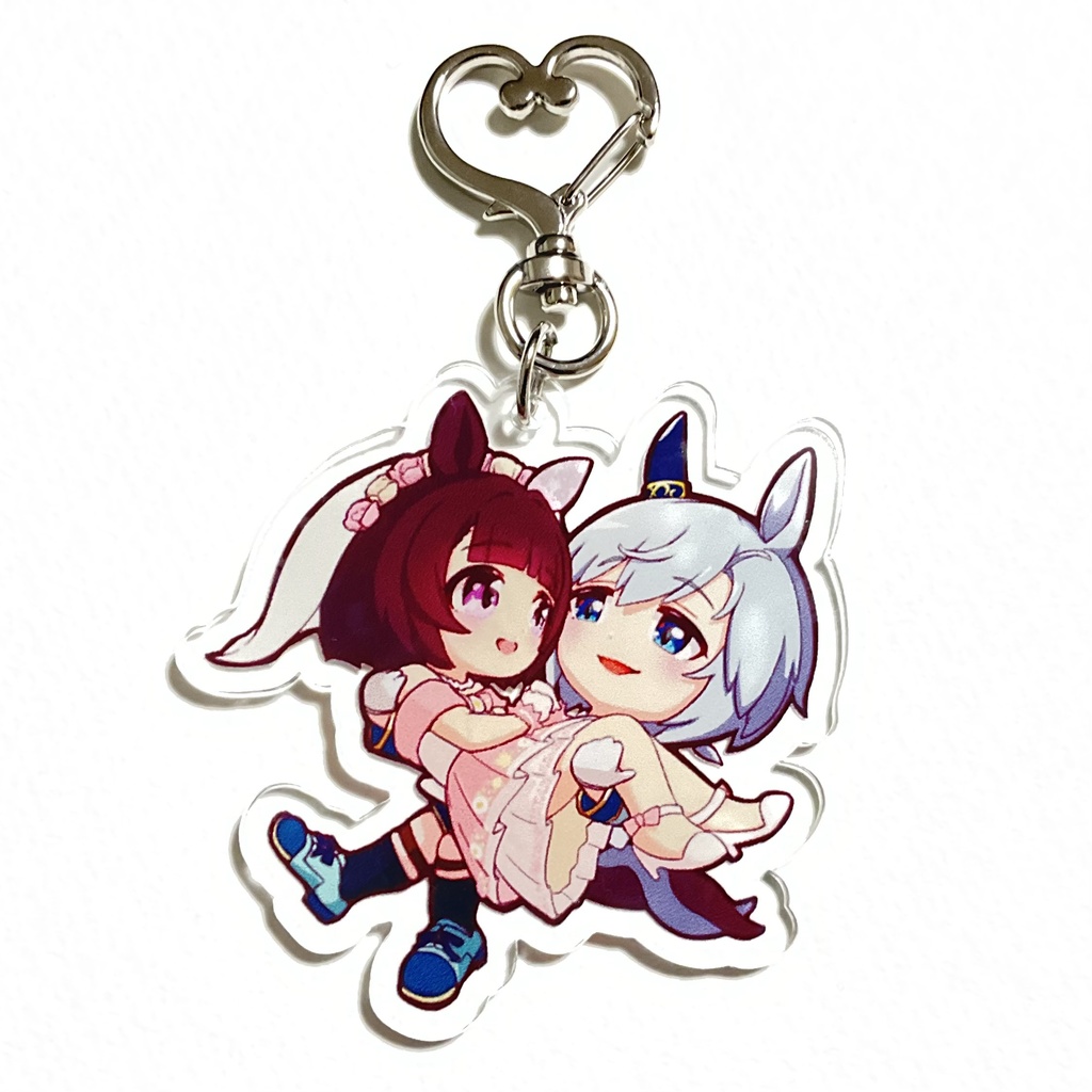 フラウンスお姫様抱っこ アクリルキーホルダー