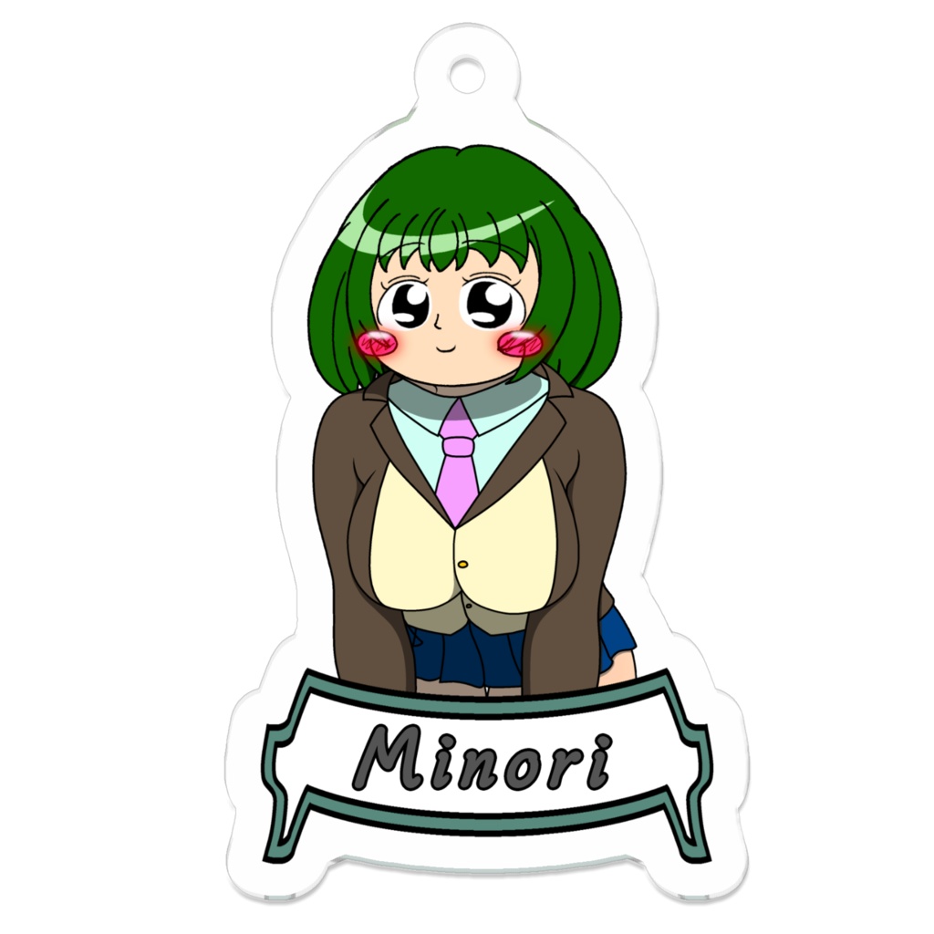 GPSキャラキーホルダー「ミノリ」