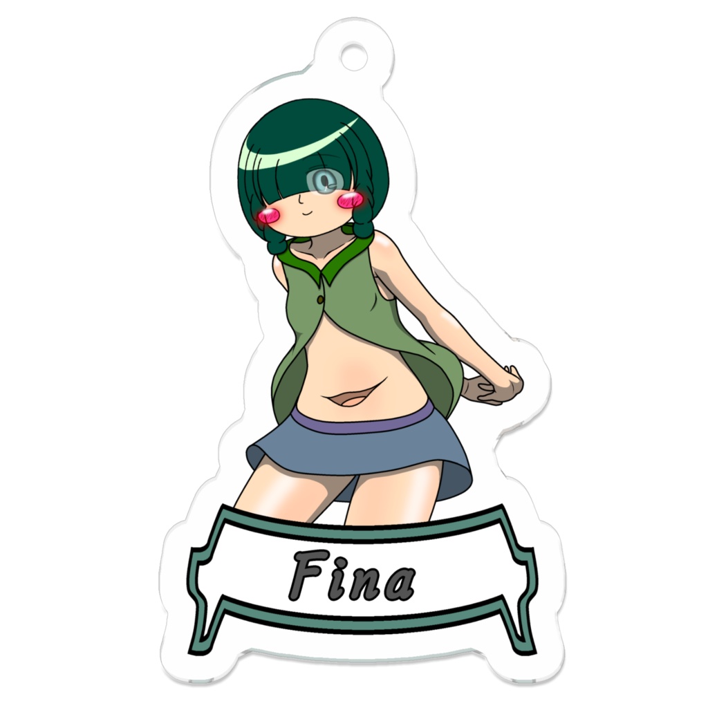 GPSキャラキーホルダー「フィナ」