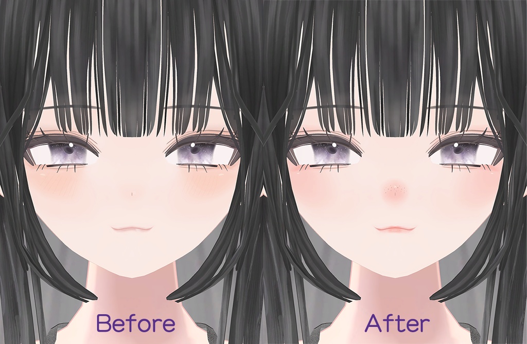 【R-15・v2.0対応PSD】08 chan専用ナチュラルメイク&ボディブラシ【別売り・セット販売あり】