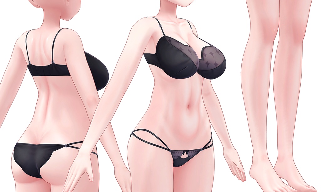 【R-15・PSD】愛莉ちゃん専用ナチュラルメイク&ボディブラシ【レイヤー組み合わせ自由】