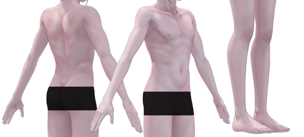 【R-15?】凛仁君専用ナチュラルメイク&ボディブラシ【PSD・CLIP形式】