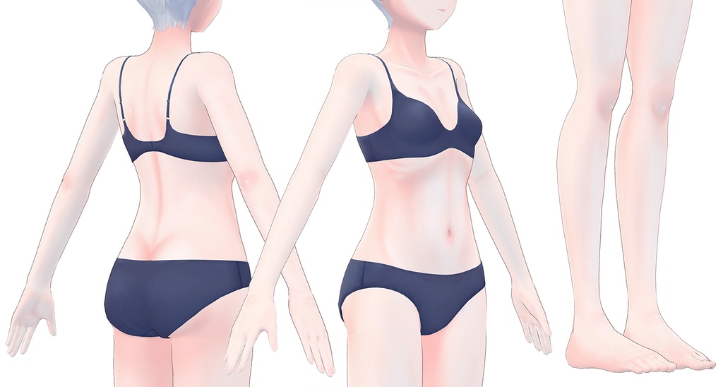 【R-15】弥凪ちゃん専用ナチュラルメイク&ボディブラシ【PSD・CLIP形式】