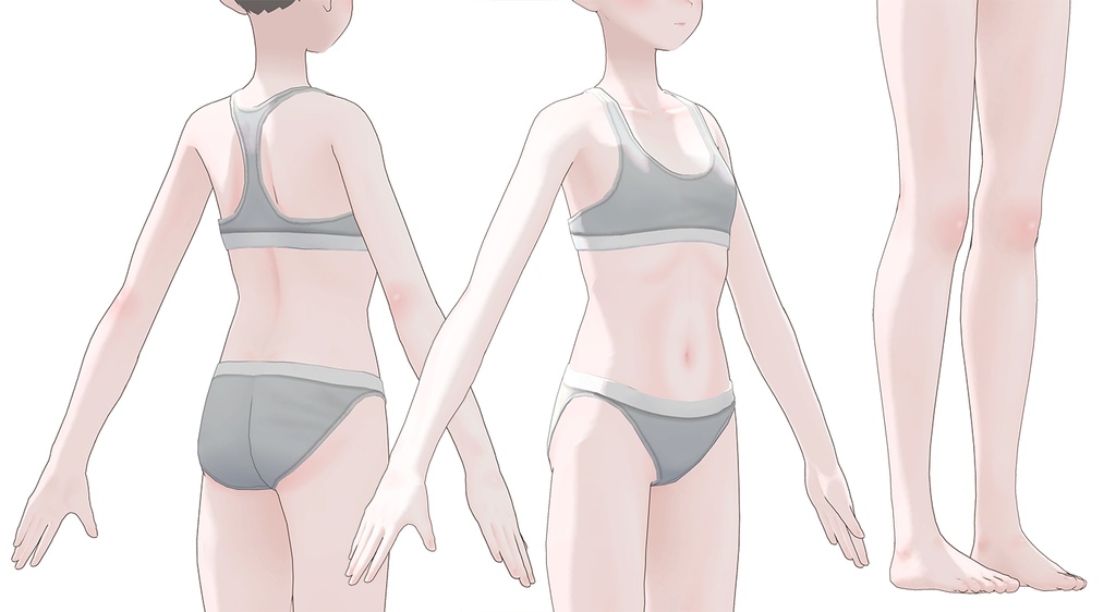 【R-15】ヒビキちゃん専用ナチュラルメイク&ボディブラシ【PSD・CLIPファイル】