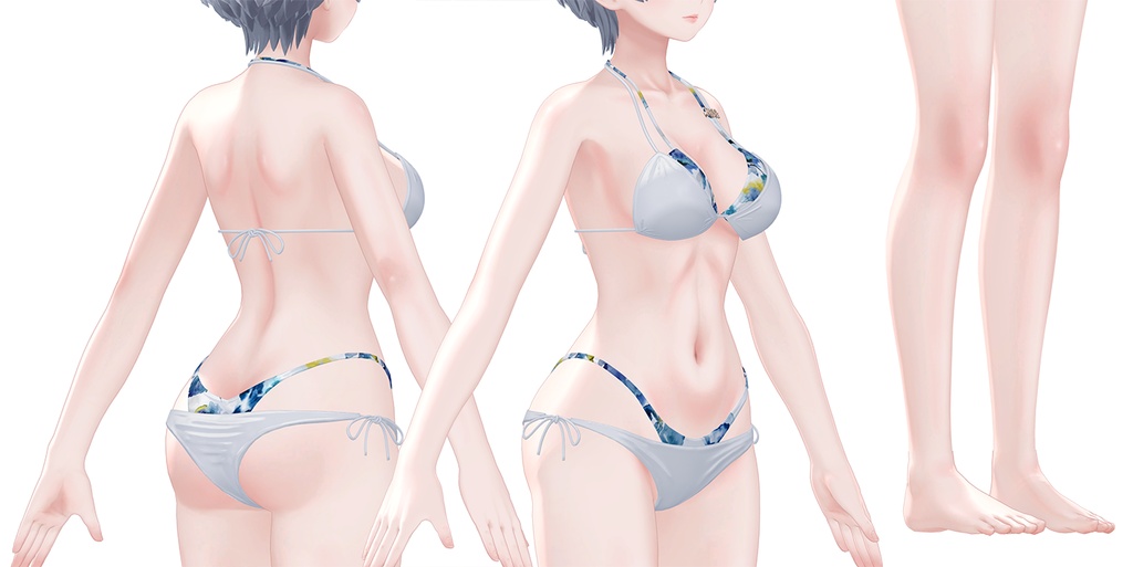 【リメイク版】森羅ちゃん専用ナチュラルメイク&ボディブラシ【PSD・CLIP形式】