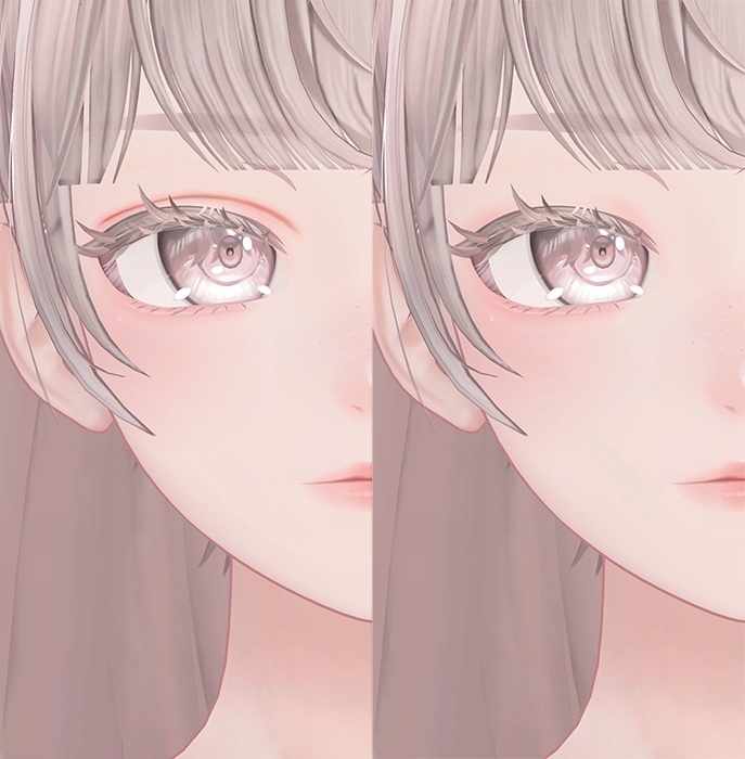 【R-15】ルミナちゃん専用ナチュラルメイク&ボディブラシ【PSD・CLIP形式】