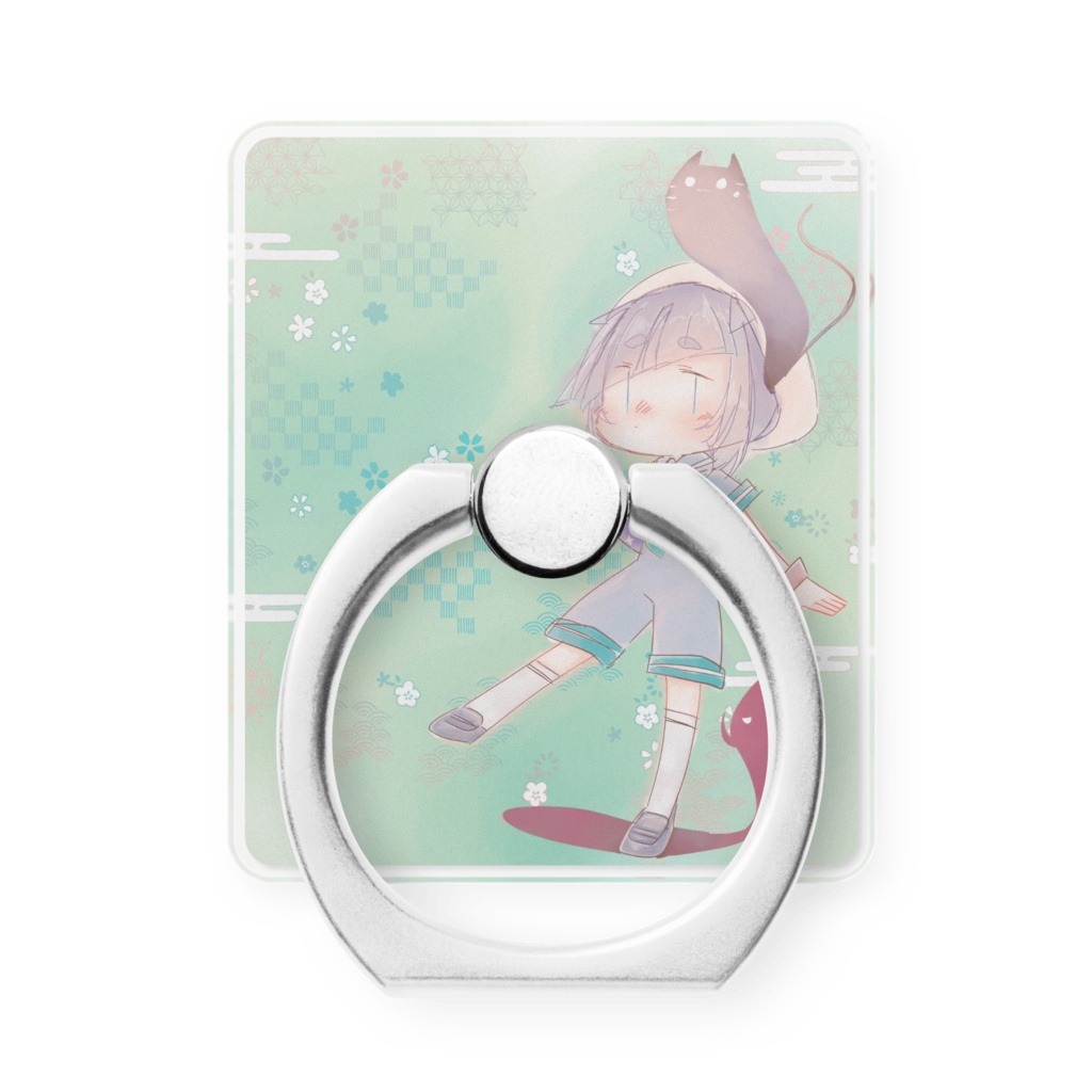 ほわほわスマホリング