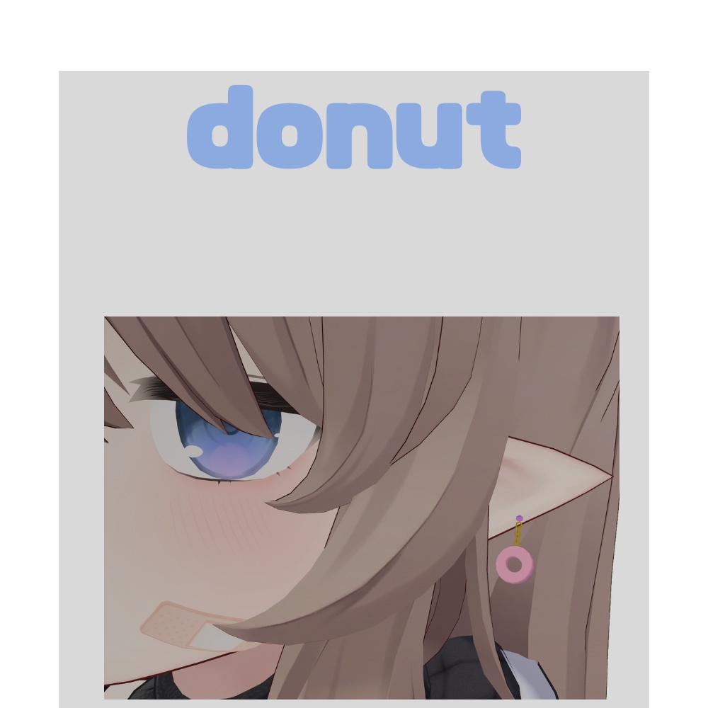 ドーナツイヤリング donut earrings