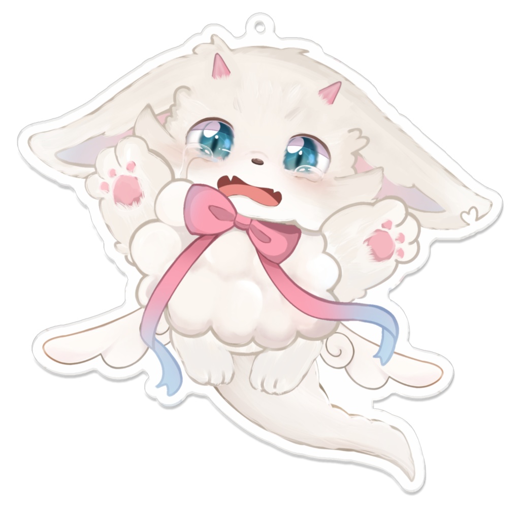 でっかい！アクリルキーホルダー【泣き顔ver.】