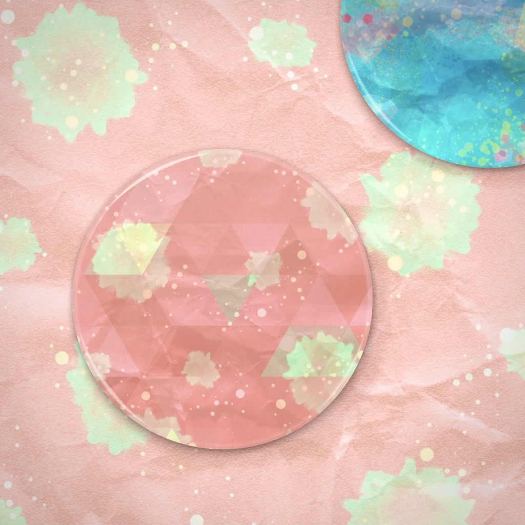 あけぼの色のきらめきミラー