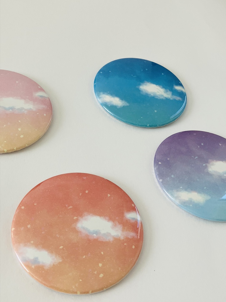 空のグラデーションミラー