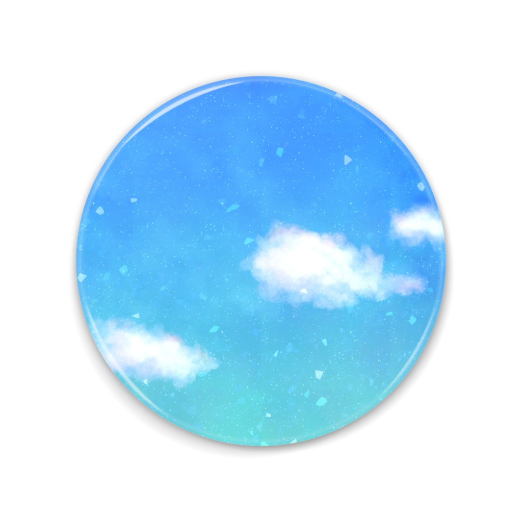 空のグラデーションミラー