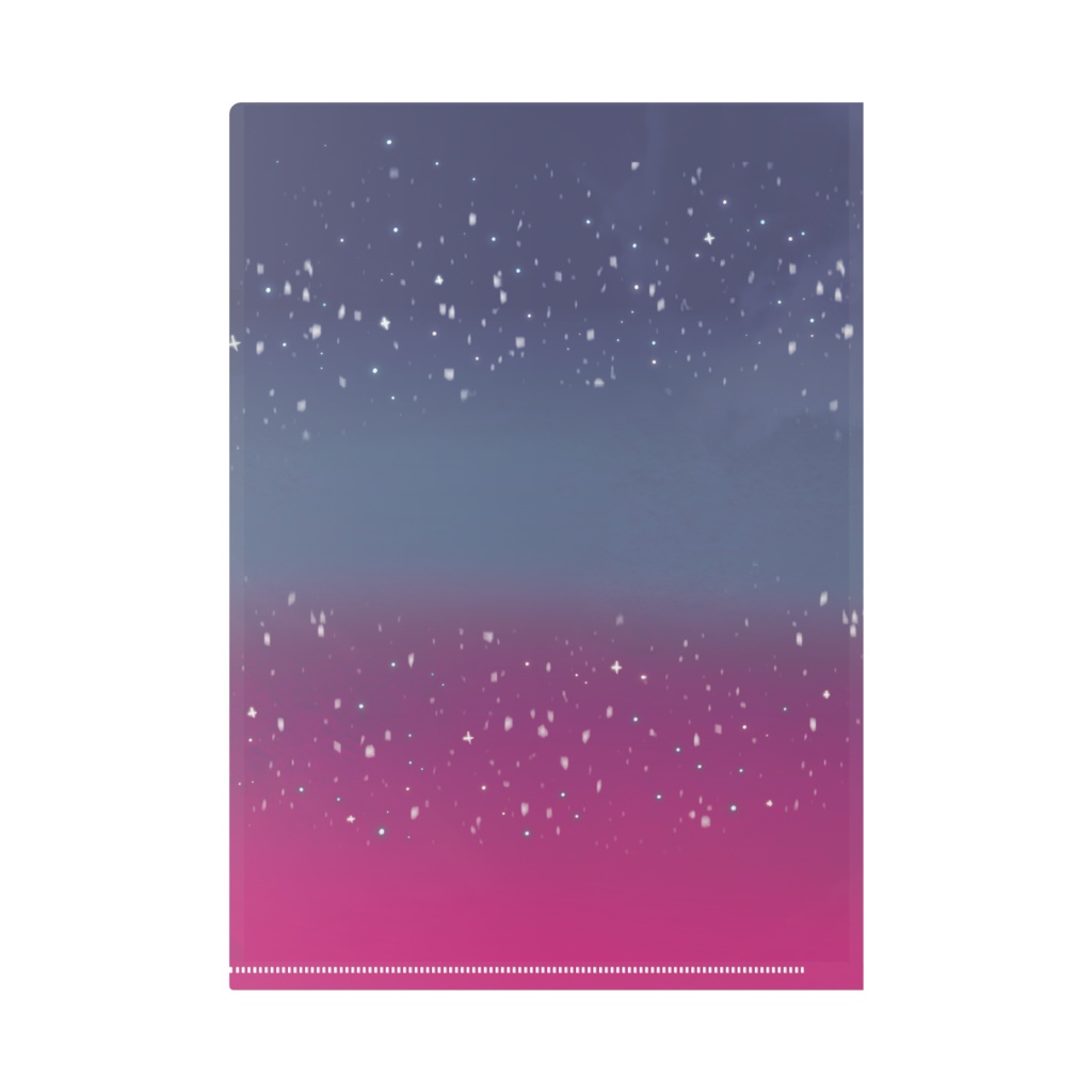 暁グラデーションのクリアファイル