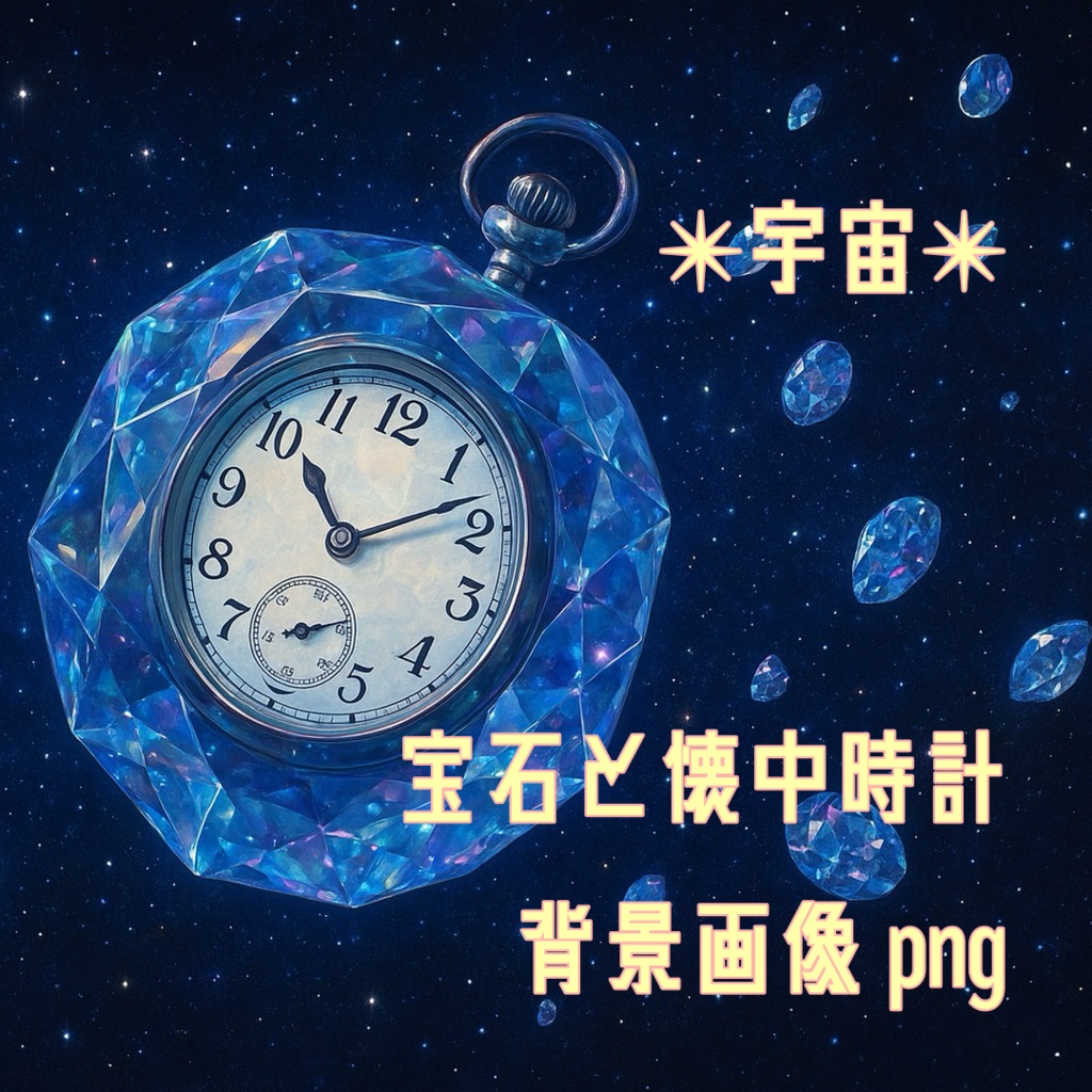 【背景素材】✴︎懐中時計×宇宙✴︎