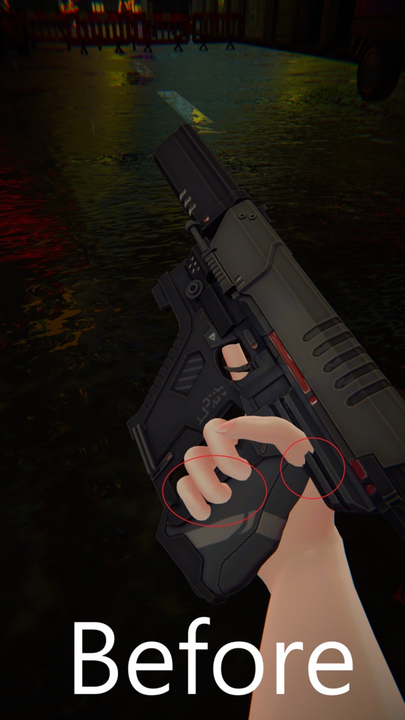 【ヌァル専用】ヌァル専用銃ギミックハンドサイン