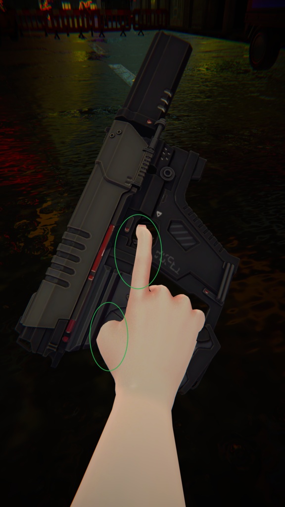 【ヌァル専用】ヌァル専用銃ギミックハンドサイン