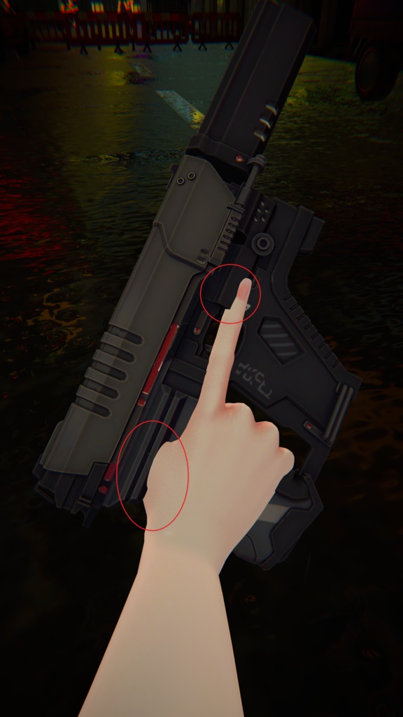 【ヌァル専用】ヌァル専用銃ギミックハンドサイン