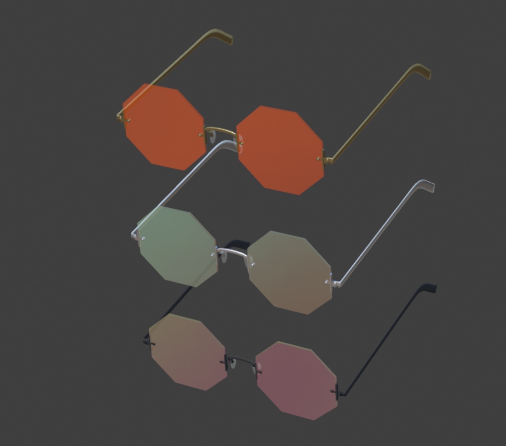 オクタゴンメガネ