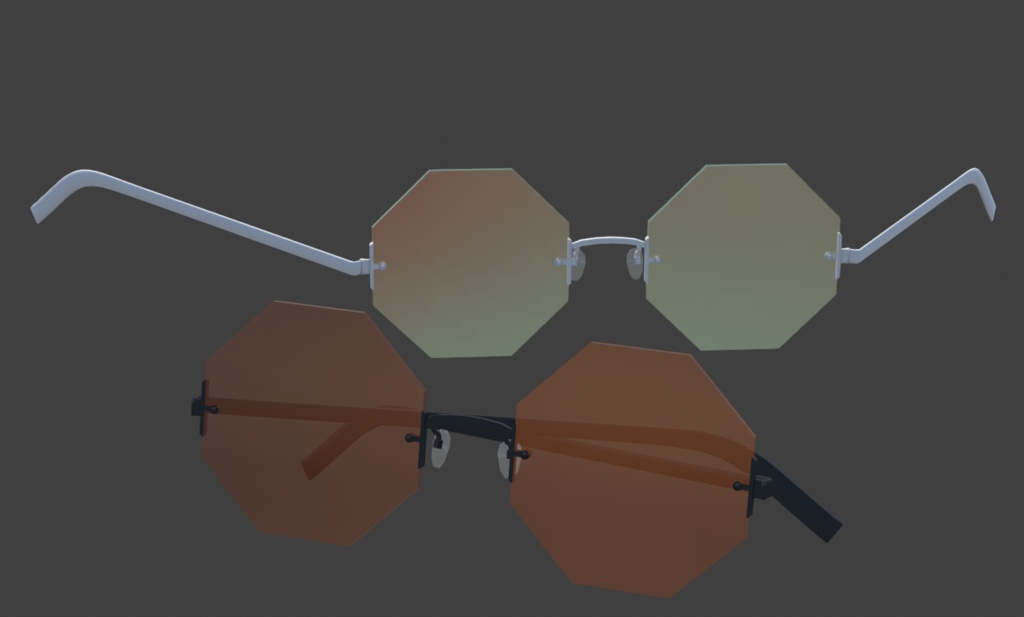 オクタゴンメガネ