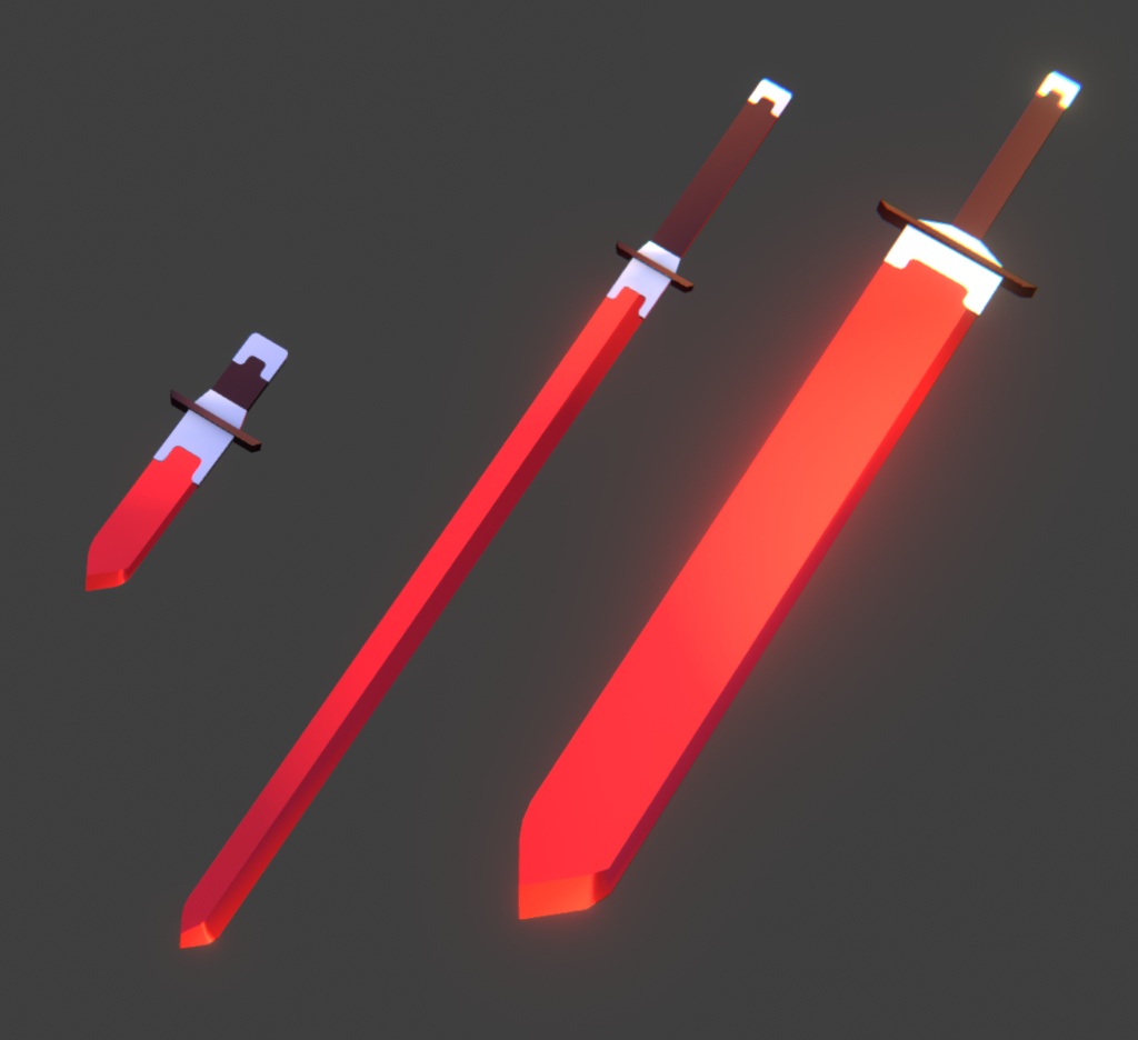 VRChat想定片刃剣 abrupt(アブラプト)