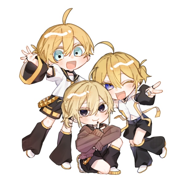 しき式レン3人組アクキー!【アクリルキーホルダー】