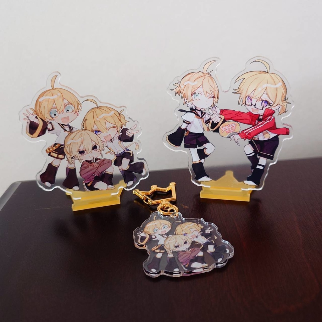 しき式レン3人組アクキー!【アクリルキーホルダー】