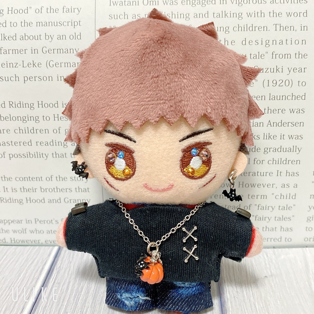 ぬい用🎃🦇ネックレス&ピアス