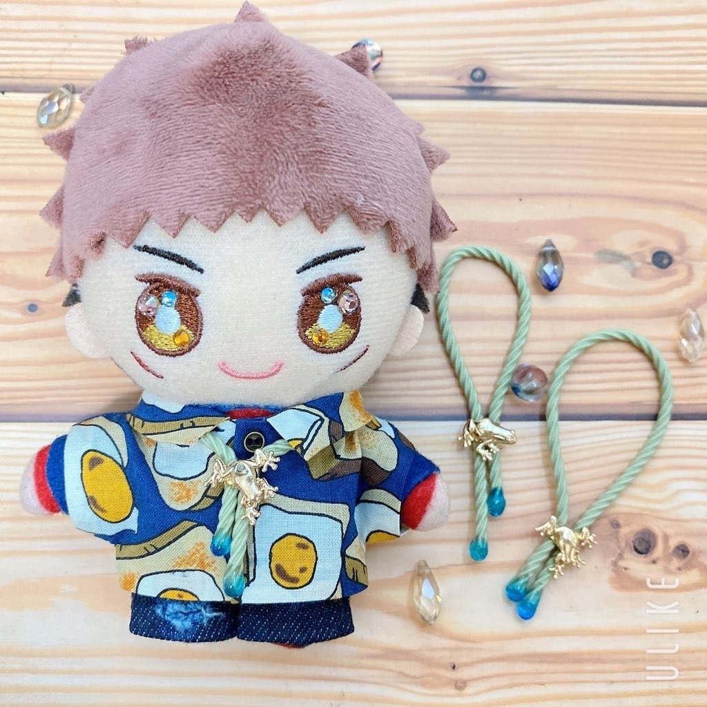 ぬい用リボンタイ【カエル】