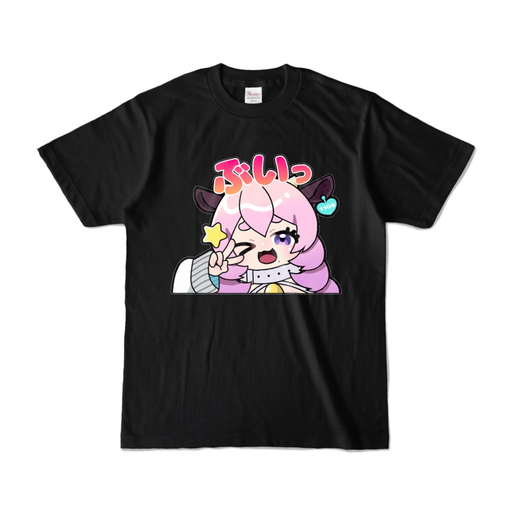 登録者数2000人記念Tシャツ(ブラック)