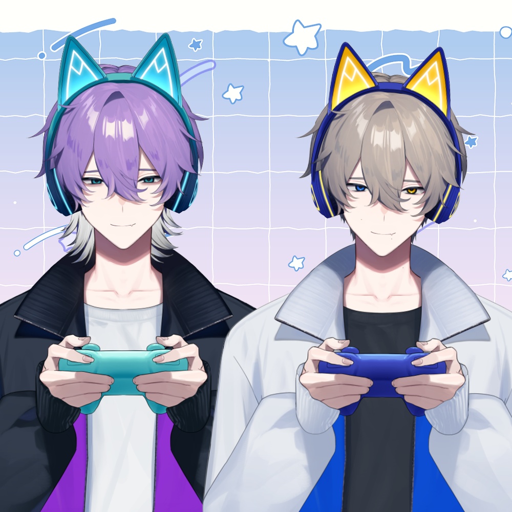 【追加テクスチャ】猫耳ヘッドホンの男の子