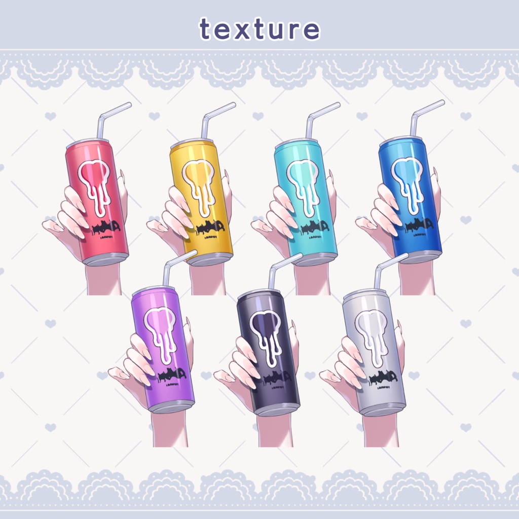 【追加テクスチャ】地雷ちゃん【New colors】