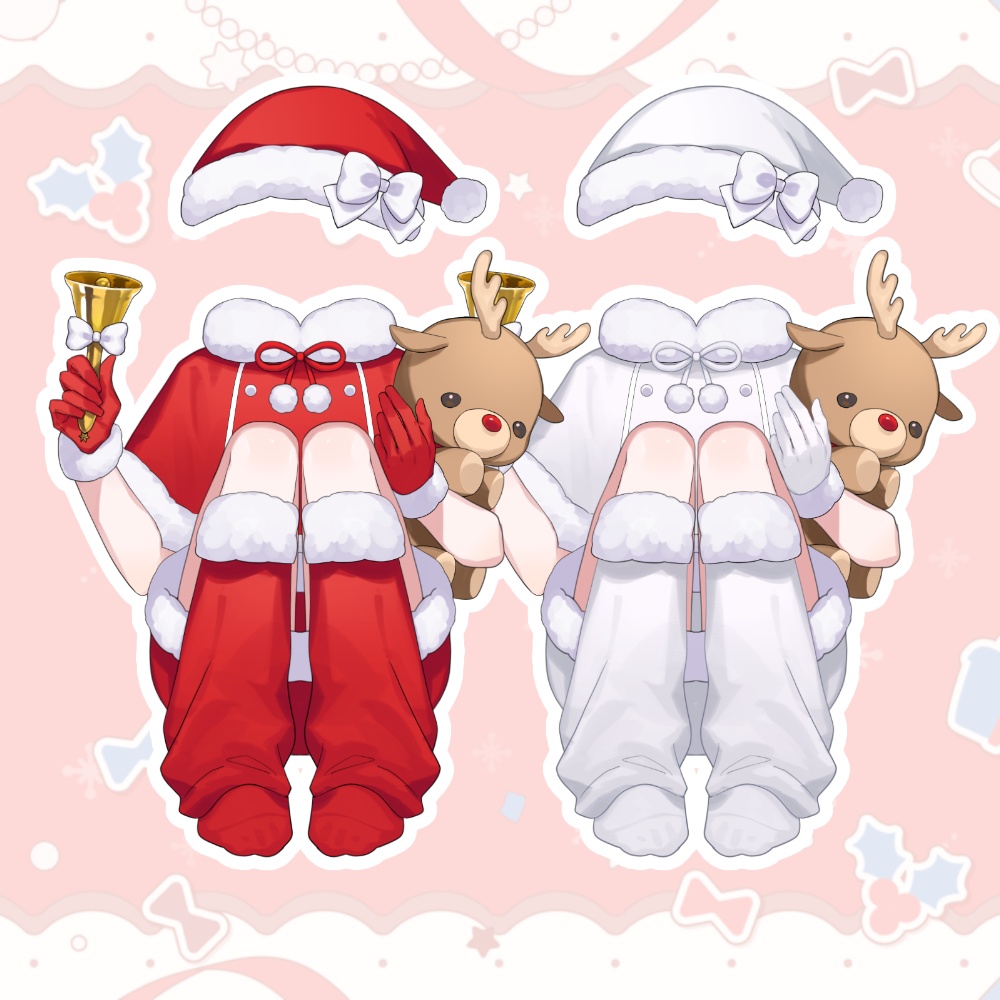【vtuber向け素材】サンタのコスプレ衣装【VtubeStuido】
