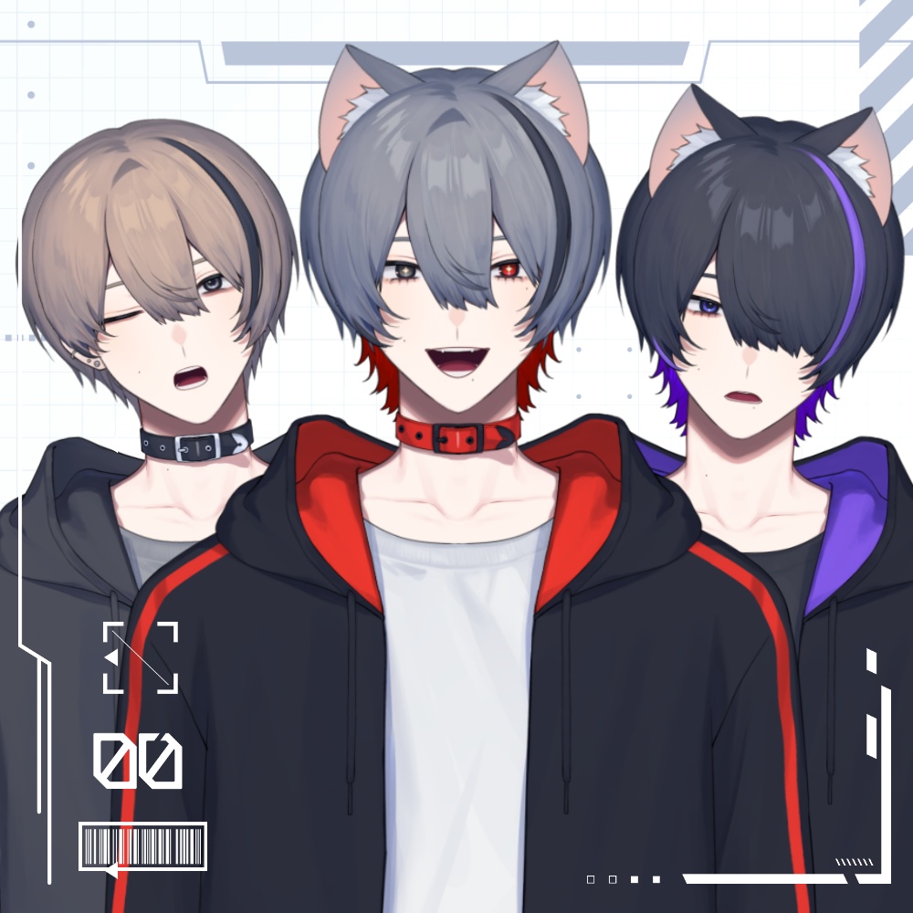 【汎用モデル】ネコミミゲーマーの男の子【Vtube Studio】