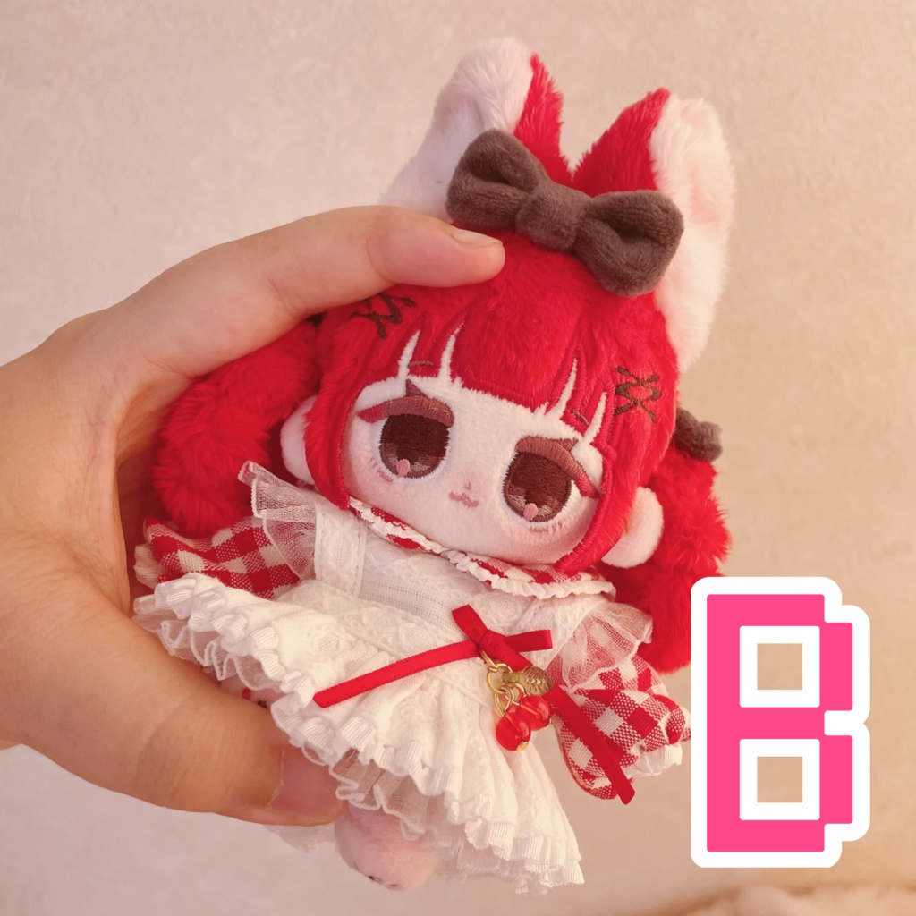 無属性ぬいぐるみ『チェリコ🍒🖤』 -B品-