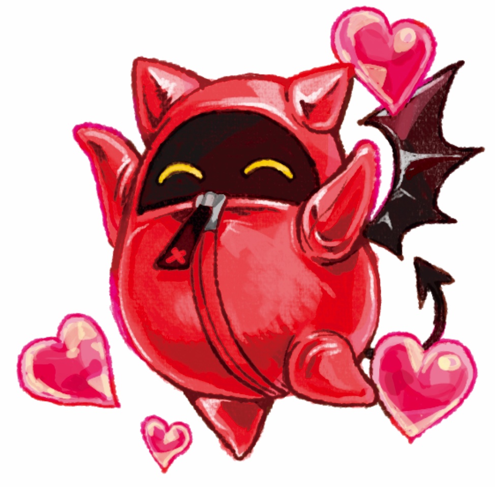 アクマデボンプ　アクリルキーホルダー