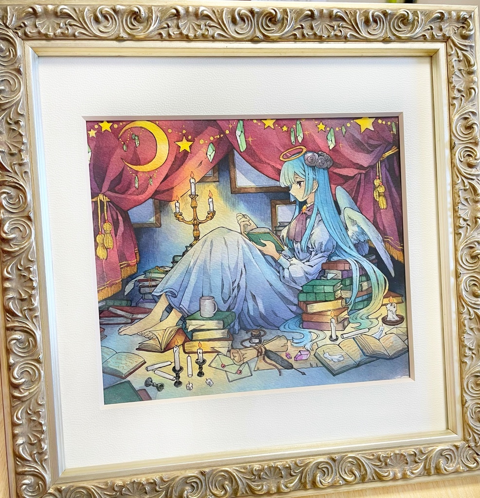 額装原画「この気持ちの答えは」