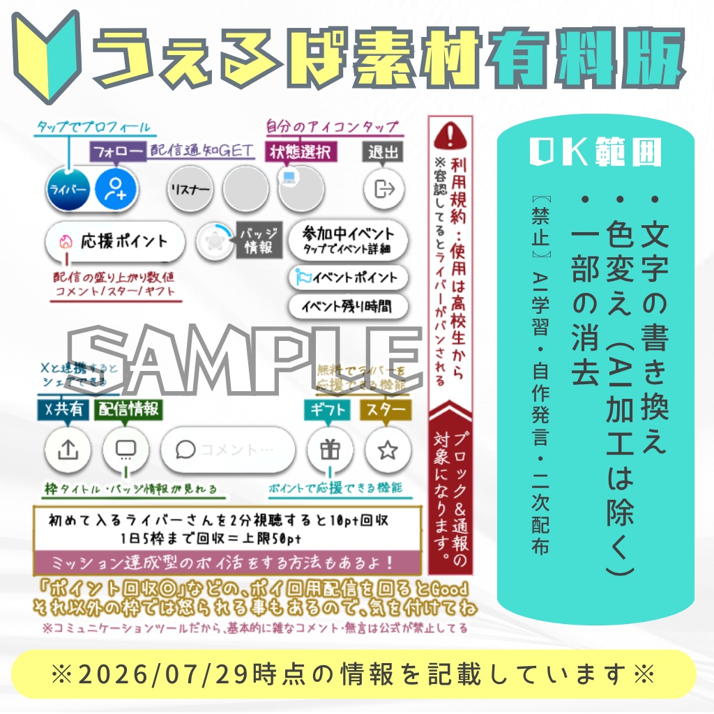 わかりやすい!ウェルパ素材